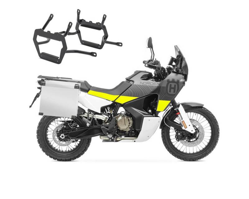 Bagtecs Kofferset Set Alukoffer + Kofferträger passend für Husqvarna Norden 901 21-25 Al von Bagtecs