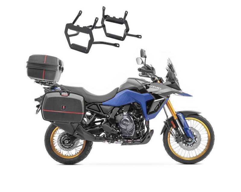 Bagtecs Kofferset Seitenkoffer + Topcase passend für Suzuki V-Strom 800 / DE 23-25 Koffe von Bagtecs