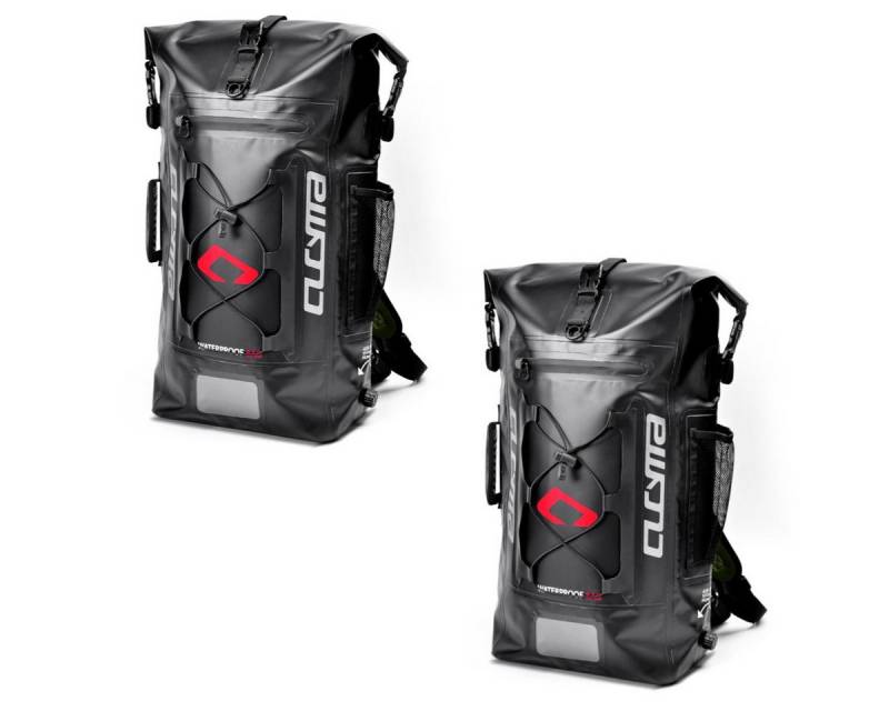 Bagtecs Reisetasche 2x Rucksack Hecktasche mit Rollverschluss Wasserdicht # Drybag WPX Spa von Bagtecs