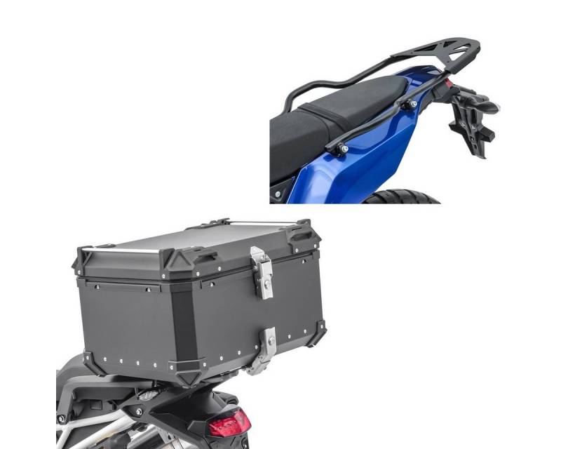 Bagtecs Reisetasche Alu Top Case 65 Liter+Gepäckbrücke für Yamaha Tenere 700 / Rally 19-25 von Bagtecs