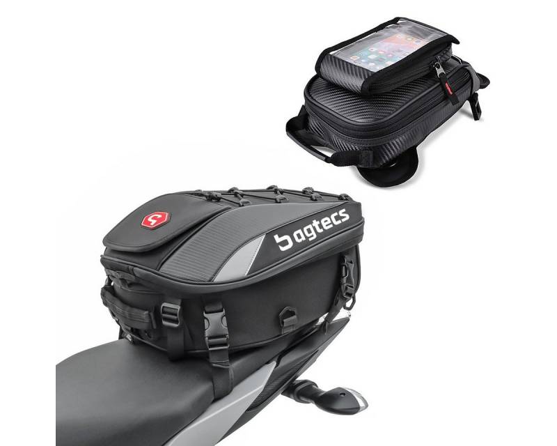 Bagtecs Reisetasche Hecktasche 20-30Ltr + Tankrucksack von Bagtecs