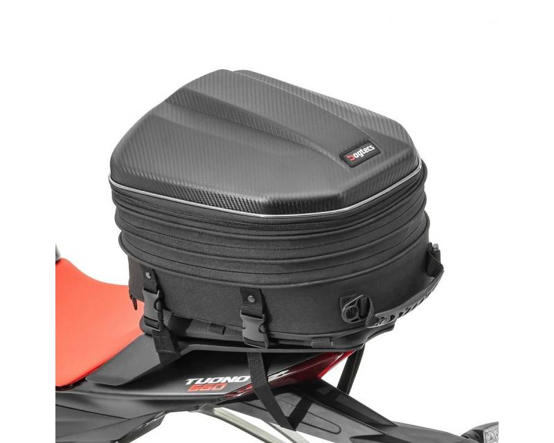 Bagtecs Reisetasche Motorrad Hecktasche für Beifahrersitz # CRB Volumen variabel 14-22 L von Bagtecs