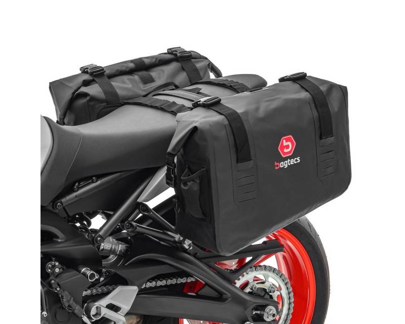 Bagtecs Reisetasche Motorrad Satteltaschen Wasserdicht # WD1 2x43l mit Rollverschluss von Bagtecs
