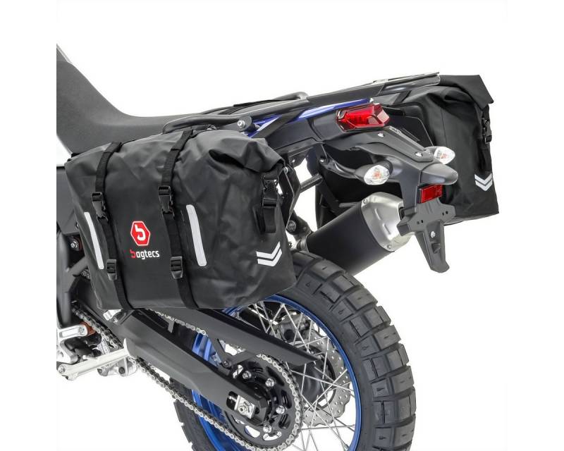 Bagtecs Reisetasche Motorrad Satteltaschen Wasserdicht # WP8 2x30L Rollverschluss Seitenta von Bagtecs