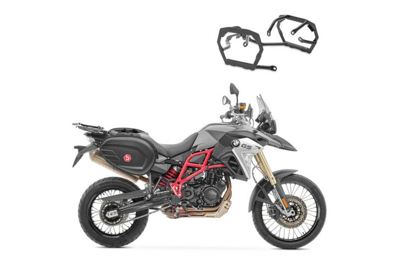 Bagtecs Reisetasche Satteltaschen + Kofferträger passend für BMW F 800 GS 08-18 Koffer # C von Bagtecs