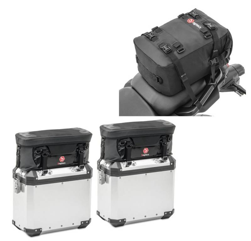 Bagtecs Reisetasche Set 2x Zusatztasche Alukoffer + Hecktasche 20 Liter Bagtecs Reisetasche Set 2x Zusatztasche Alukoffer + Hecktasche 20 Liter von Bagtecs