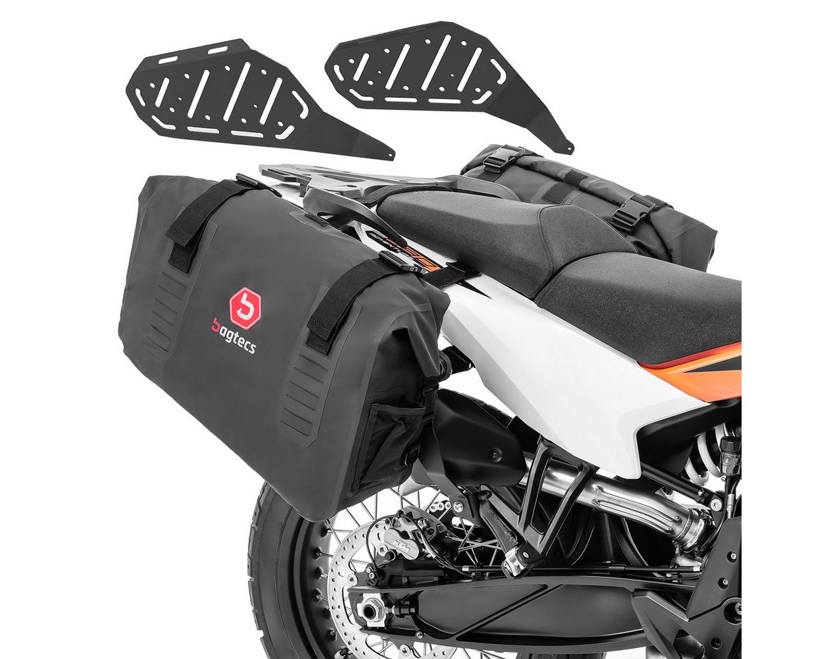 Bagtecs Reisetasche Set Satteltaschen + Seitenträger für KTM 790 / 890 Adventure / R 19-25 von Bagtecs