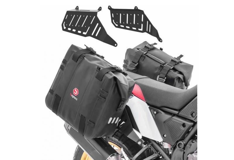 Bagtecs Reisetasche Set Satteltaschen + Seitenträger für Yamaha Tenere 700 / Rally 19-25 # von Bagtecs