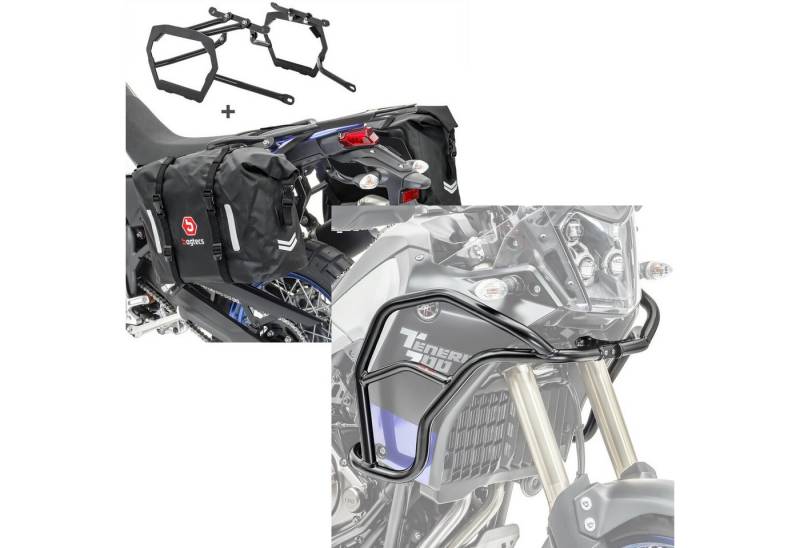Bagtecs Reisetasche Set Satteltaschen+Verkleidungsschutzbügel S3 von Bagtecs