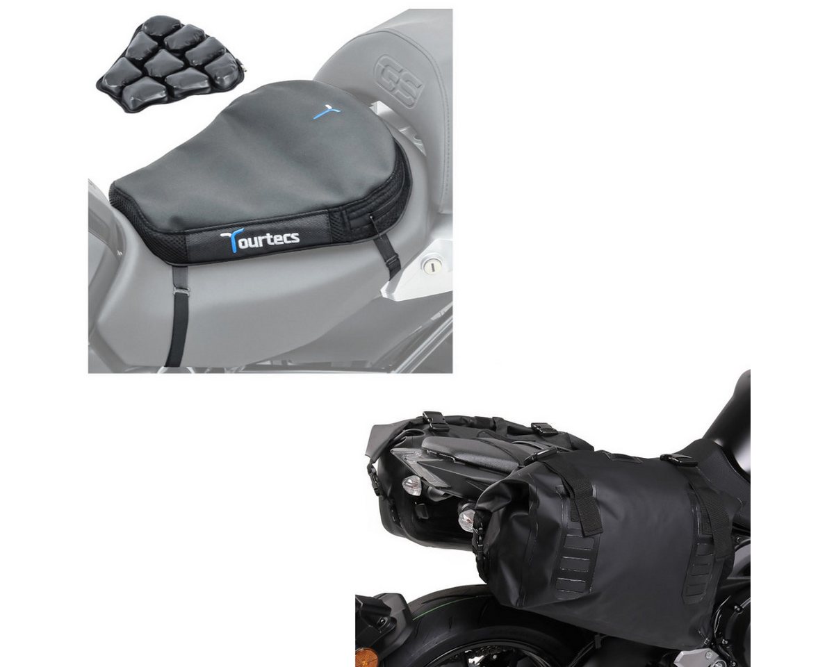 Bagtecs Reisetasche Set Seitentaschen + Luftkissen S2 von Bagtecs