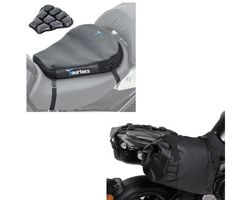 Bagtecs Reisetasche Set Seitentaschen + Luftkissen S2 von Bagtecs