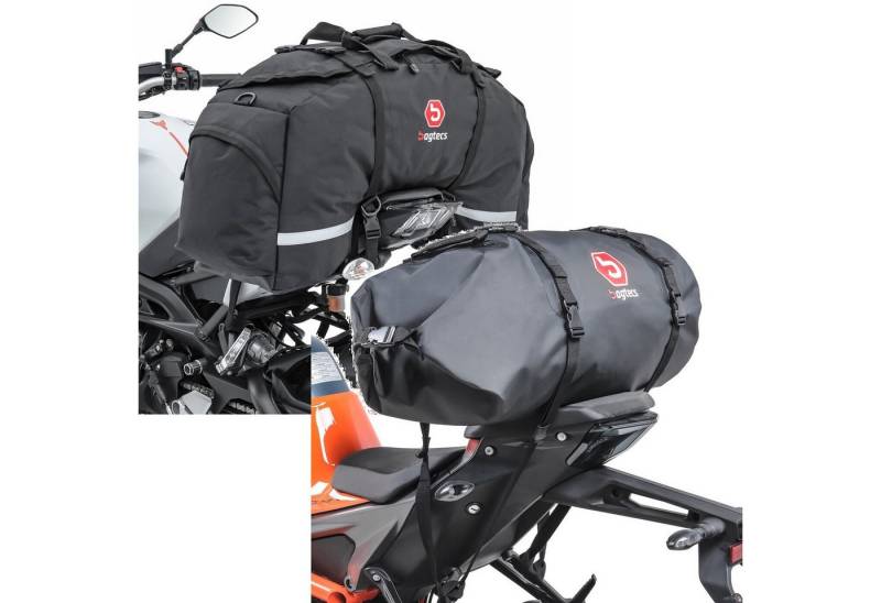 Bagtecs Reisetasche Set: Hecktasche SX80 Soziustasche 70Ltr + Gepäckrolle Hecktasche BR30 Bagtecs Reisetasche Set: Hecktasche SX80 Soziustasche 70Ltr + Gepäckrolle Hecktasche BR30 von Bagtecs