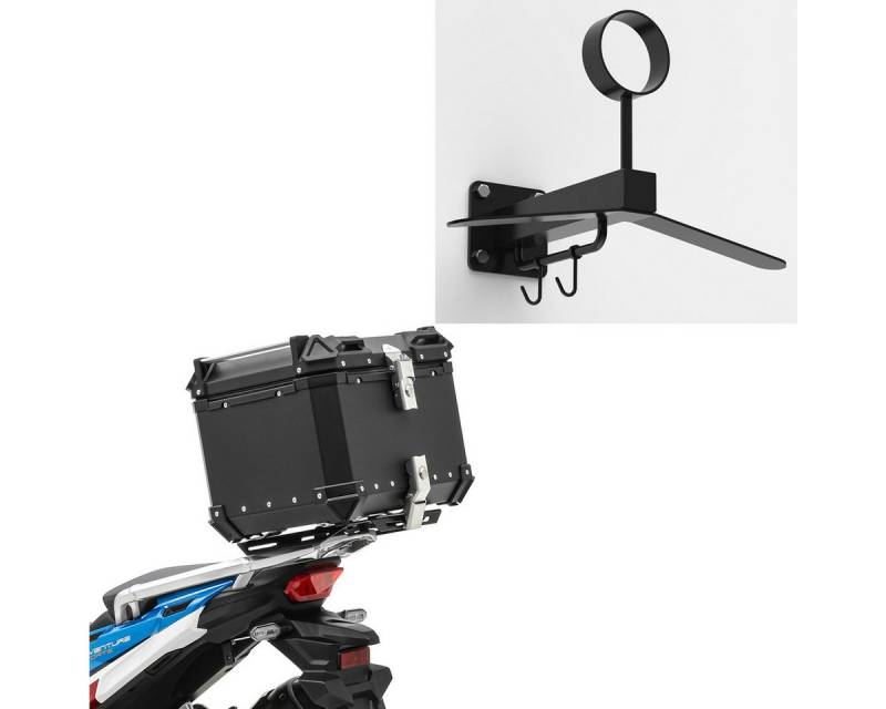 Bagtecs Reisetasche Set: Motorrad Alu Topcase XB45 Alu univ. 45 Liter sw # mit Garderobe W von Bagtecs