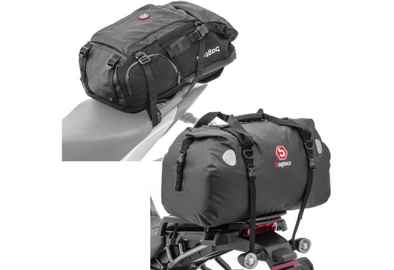 Bagtecs Reisetasche Set: Motorrad Rucksack HX5 wasserdicht 45Ltr mit Helmhalterung # mit H Bagtecs Reisetasche Set: Motorrad Rucksack HX5 wasserdicht 45Ltr mit Helmhalterung # mit H von Bagtecs