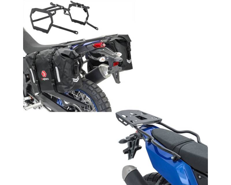 Bagtecs Reisetasche Set: Satteltaschen Set WP8 passend für Yamaha Tenere 700 / Rally 19-25 von Bagtecs