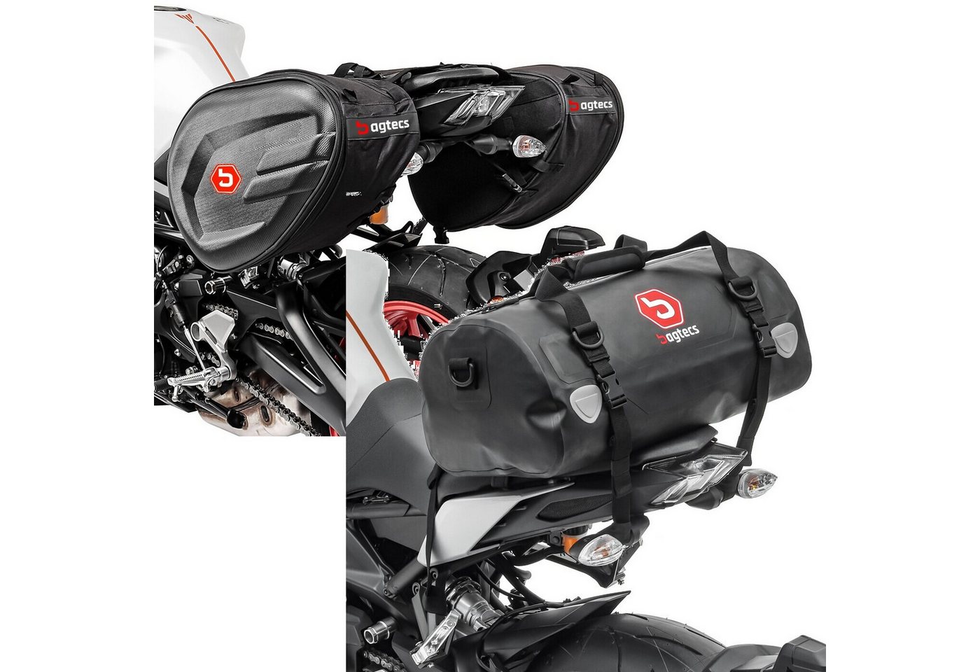 Bagtecs Reisetasche Set: Seitentaschen CRB 40-60 Liter Volumen Motorrad Softshell # mit He Bagtecs Reisetasche Set: Seitentaschen CRB 40-60 Liter Volumen Motorrad Softshell # mit He von Bagtecs