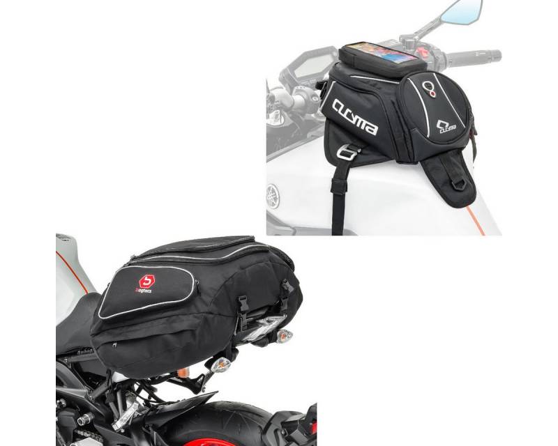 Bagtecs Reisetasche Set: Tankrucksack Magnet TR6 + Hecktasche X50 von Bagtecs