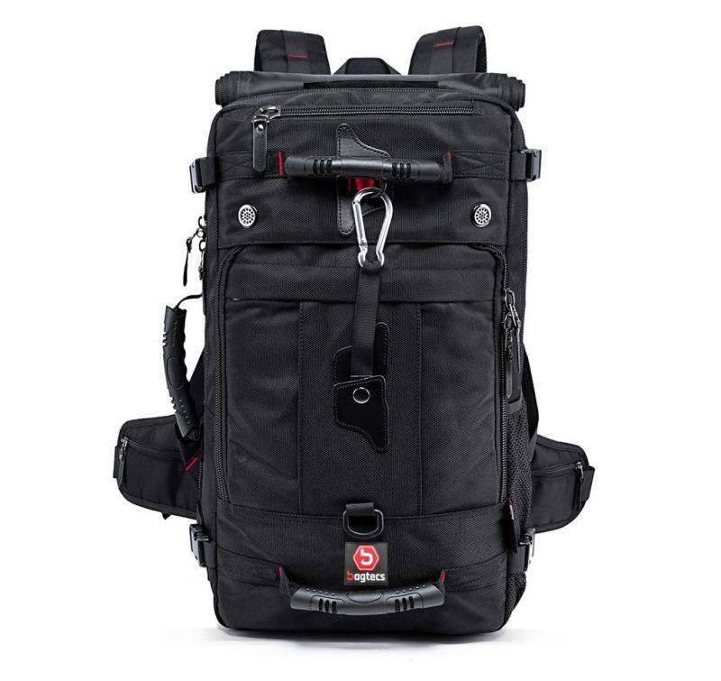 Bagtecs Rucksack Motorrad Rucksack / Hecktasche # HK4 45 Liter schwarz von Bagtecs