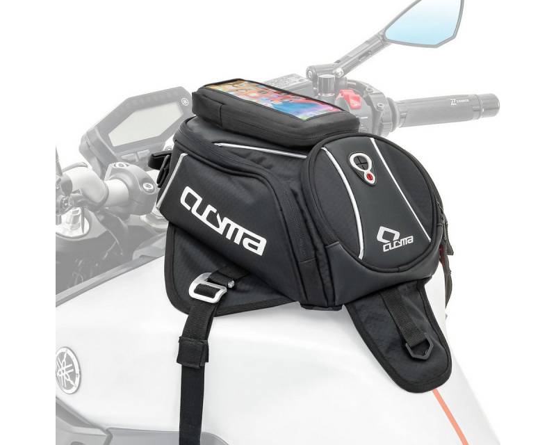 Bagtecs Tankrucksack Tankrucksack Magnet # TR6 mit abnehmbarer Handytasche und Kabeldurchla von Bagtecs