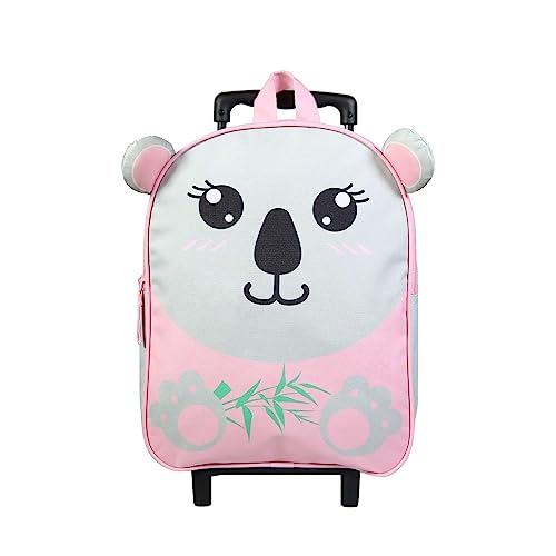 BAGTROTTER Rucksack mit Rollen 31 cm Kindergarten Kids Grau Koala von Bagtrotter