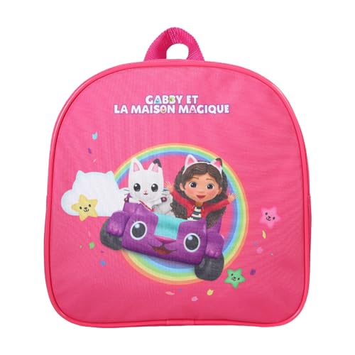 Bagtrotter - Gabby et La Maison Magique - Schulrucksack Snacks 31 cm - Rosa - Mädchen - 1 Fach mit Reißverschluss - Gepolsterte Schultergurte - 25x11x32 cm - Material Polyester - Schulrucksack Bagtrotter - Gabby et La Maison Magique - Schulrucksack Snacks 31 cm - Rosa - Mädchen - 1 Fach mit Reißverschluss - Gepolsterte Schultergurte - 25x11x32 cm - Material Polyester - Schulrucksack von Bagtrotter
