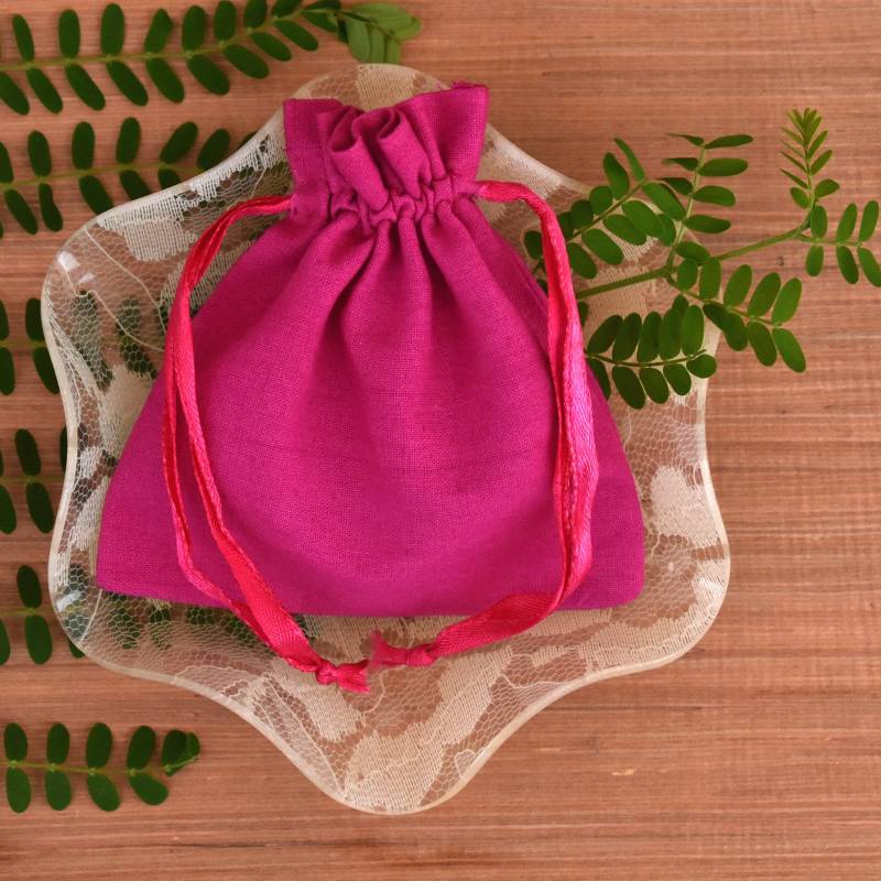 100 Rosa Kordelzugbeutel, Schmuckpaket, Benutzerdefinierte Schmuckbeutel, Schmuckbeutel Mit Logo, Staubbeutel, Favor Bags - Kostenloser Versand von Bagwalas