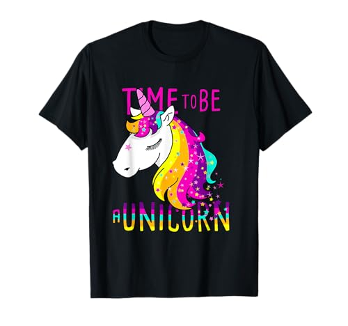 Boys Girls Cute Unicorn Graphic Tees - Colorful Unicorn T-Shirt von Bahaa's Tee