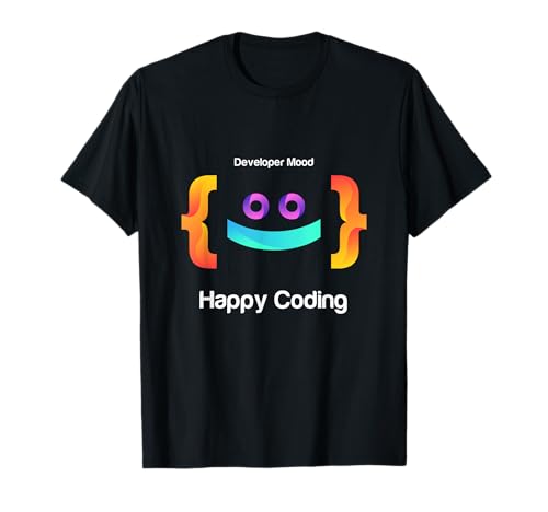 Happy coding, Just a Boy Who Loves Coding Graphic Designs T-Shirt von Bahaa's Tee