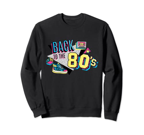 Herren Damen Kinder Vintage Retro Back To 80er Jahre Outfit Grafik Sweatshirt von Bahaa's Tee