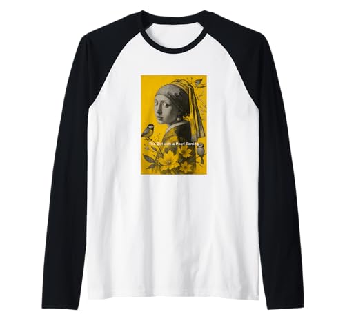 The Famous Girl with a Pearl EarringWearing Japanese kimono Raglan von Bahaa's Tee