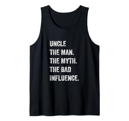 Uncle The Man the Myth the Bad Influence Graphic Designs Tank Top von Bahaa's Tee