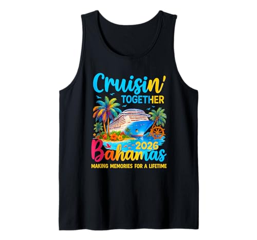 Cruisin Together Bahamas 2026 Familienurlaub Herren Damen Kinder Tank Top Cruisin Together Bahamas 2026 Familienurlaub Herren Damen Kinder Tank Top von Bahamas Cruise 2026 Family Together Apparel