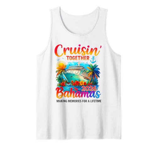 Cruisin Together Bahamas 2026 Familienurlaub Herren Damen Kinder Tank Top Cruisin Together Bahamas 2026 Familienurlaub Herren Damen Kinder Tank Top von Bahamas Cruise 2026 Family Together Apparel