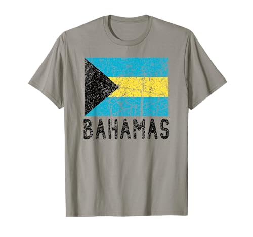 Bahamas-Flagge, Used-Look, Karibik, Bahama, Herren, Damen, Kinder T-Shirt Bahamas-Flagge, Used-Look, Karibik, Bahama, Herren, Damen, Kinder T-Shirt von Bahamian Flag Heritage Apparel & Gifts