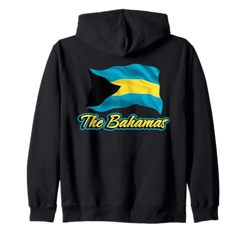 Die Bahamas-Flagge Karibik Bahamian Männer Frauen Kinder Kapuzenjacke von Bahamian Flag Heritage Apparel & Gifts