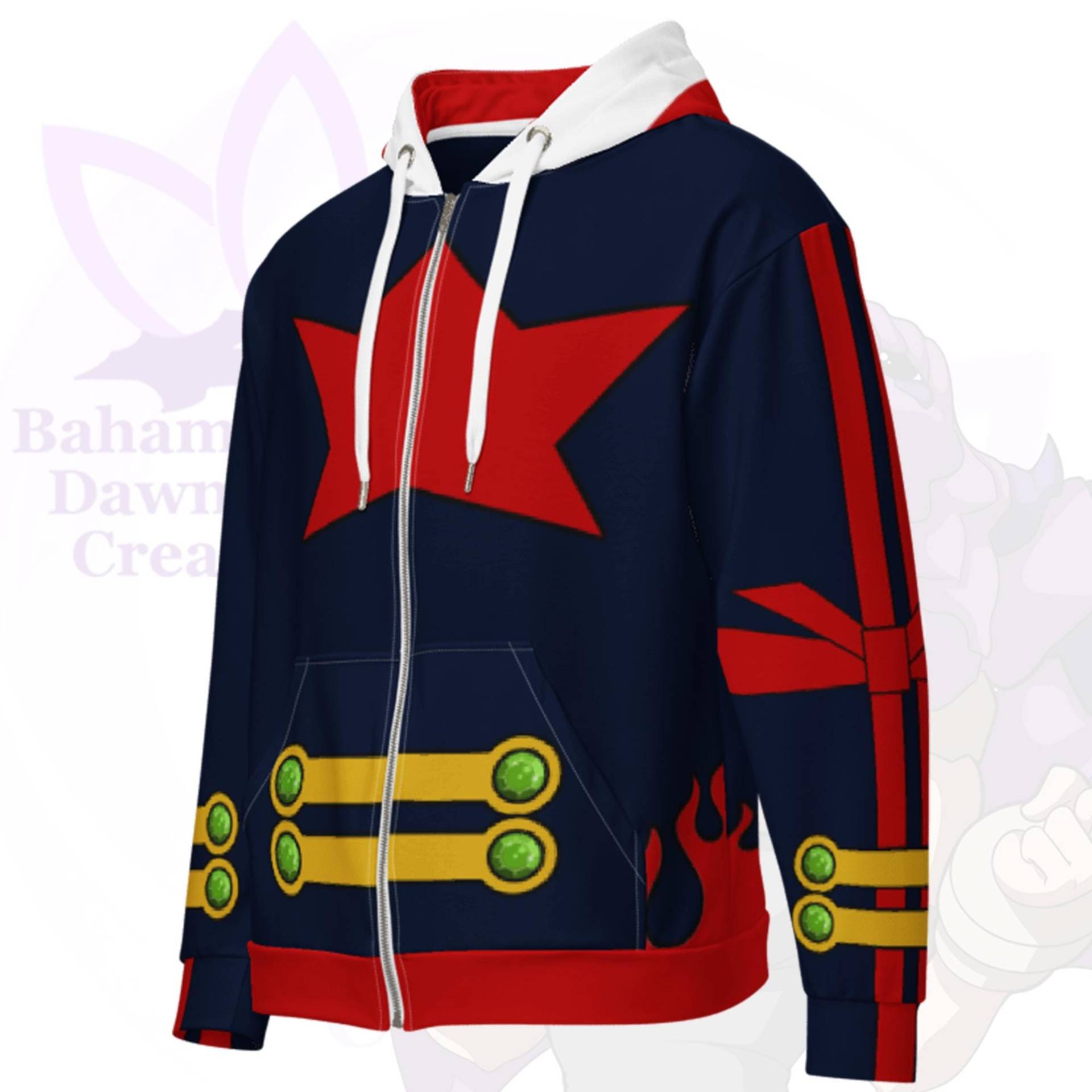 Simon Hoodie Ältere Gurren Lagann Hoody Unisex Cosplay Simon Hoodie Ältere Gurren Lagann Hoody Unisex Cosplay von BahamutDawnCreations