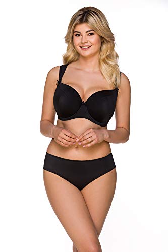 BaiBa Eleganter Still-/Schwangerschafts-/ Umstands-BH mit Bügel und weichen vorgeformten Cups, Größe 90H 90 H, Farbe Schwarz von BaiBa Lingerie