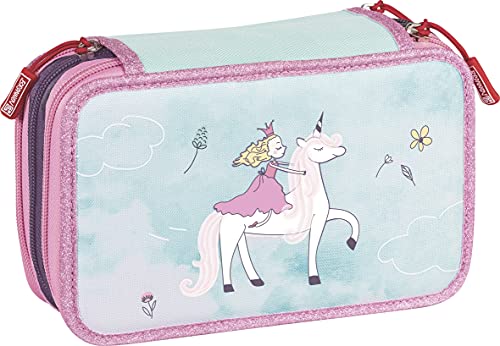 Brunnen Schüler-Etui 3 RV Unicorn Princess von Baier & Schneider