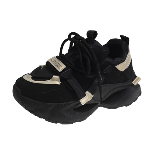 Bailey Xingqi Damen Platform Sneaker Retro 90er - rutschfeste Gym Schuhe Chunky Design für Walking & Casual Schwarz 2 EU 40 Bailey Xingqi Damen Platform Sneaker Retro 90er - rutschfeste Gym Schuhe Chunky Design für Walking & Casual Schwarz 2 EU 40 von Bailey Xingqi