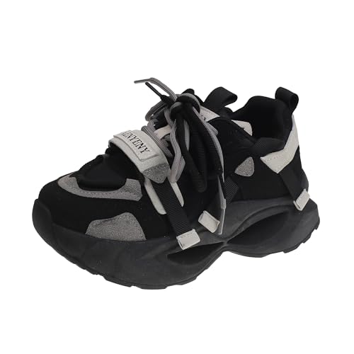 Bailey Xingqi Damen Platform Sneaker Retro 90er - rutschfeste Gym Schuhe Chunky Design für Walking & Casual Schwarz EU 40 Bailey Xingqi Damen Platform Sneaker Retro 90er - rutschfeste Gym Schuhe Chunky Design für Walking & Casual Schwarz EU 40 von Bailey Xingqi