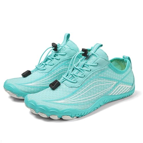 Bailey Xingqi Wasserschuhe für Herren Damen Barfuß Schnelltrocknende Aqua Socke Outdoor Sportschuhe für Strand Surf Walk Wasser Yoga（A618 Blau 37） von Bailey Xingqi