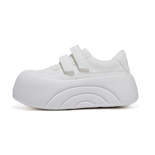 Damen Weiße Sneaker mit Klettverschluss Bequeme Turnschuhe, Atmungsaktiv & Leicht Freizeitschuhe 325 Beige EU 36 Damen Weiße Sneaker mit Klettverschluss Bequeme Turnschuhe, Atmungsaktiv & Leicht Freizeitschuhe 325 Beige EU 36 von Bailey Xingqi