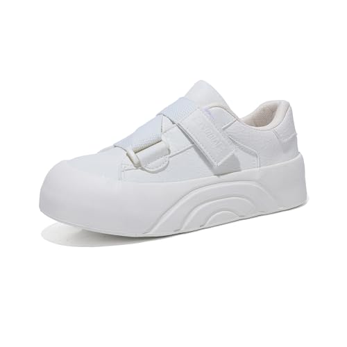 Damen Weiße Sneaker mit Klettverschluss Bequeme Turnschuhe, Atmungsaktiv & Leicht Freizeitschuhe 6856 Beige EU 37 Damen Weiße Sneaker mit Klettverschluss Bequeme Turnschuhe, Atmungsaktiv & Leicht Freizeitschuhe 6856 Beige EU 37 von Bailey Xingqi