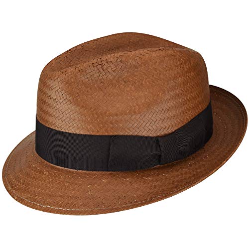 Bailey of Hollywood Herren Lando Fedora Trilby Hat Filzhut, Zimt, MEDIUM von Bailey of Hollywood