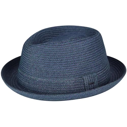 Bailey Herren Billy Braided Fedora Trilby Hat Filzhut, Blau (Bluestone), Large von Bailey