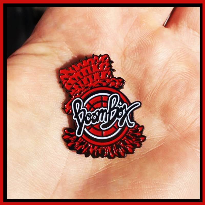 Boombox Hut Pin von BaineVisuals