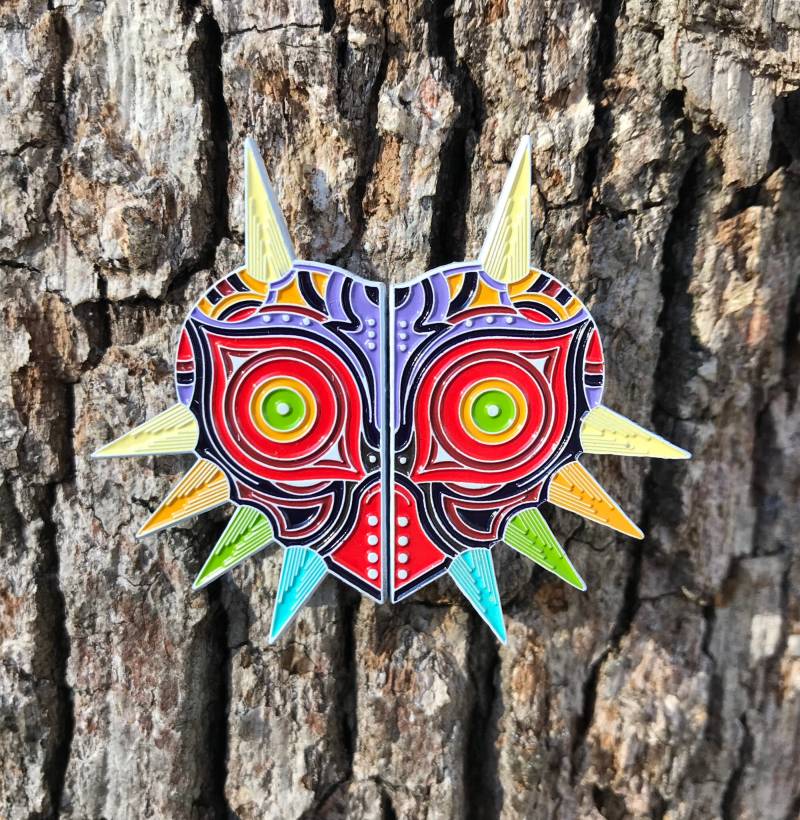 Zelda Majoras Mask Hutnadel Zwei Stück V3 von BaineVisuals