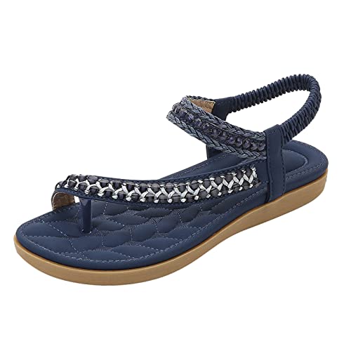 Baiomawzh Damen Schuhe Sommer Orthopädische Damen Schuhe Glitzer Sandalen Sommer Sandalen Barfuss Sommerschuhe Weiss Weisse Sandalen Elegant Und Bequem Orthopädische Schuhe von Baiomawzh