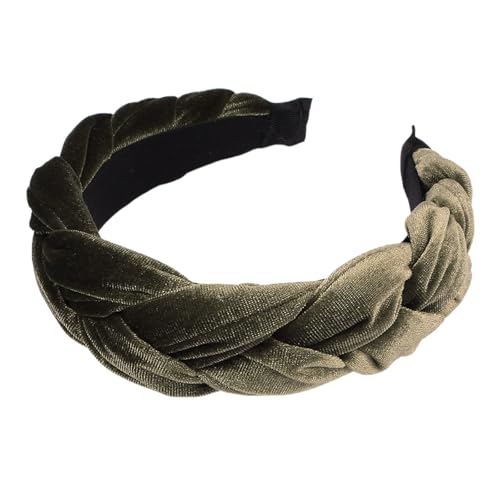 Haarband Damen, Haarreifen Damen Elegant Haarreif Breit Stirnbänder Dirndl Samt Haarband Trachten Hair Accessories Geflochten Stirnband Haarbänder, Grün, Einheitsgröße 8 Haarband Damen, Haarreifen Damen Elegant Haarreif Breit Stirnbänder Dirndl Samt Haarband Trachten Hair Accessories Geflochten Stirnband Haarbänder, Grün, Einheitsgröße 8 von Baiomawzh