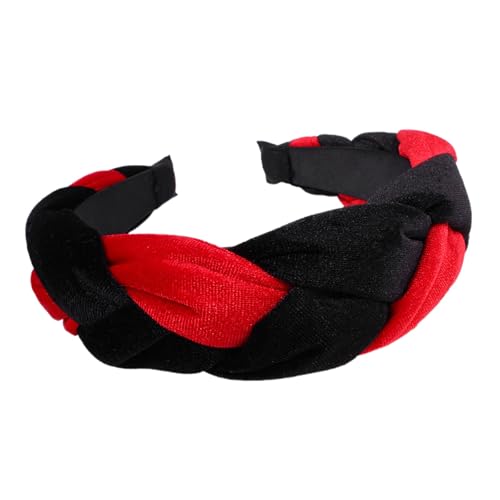 Haarreif Damen, Haarreifen Damen Elegant Stirnband Trachten Haarreif Geflochten Hair Accessories Dirndl Samt Stirnbänder Breit Haarbänder Haarband, Schwarz 3, Einheitsgröße 8 Haarreif Damen, Haarreifen Damen Elegant Stirnband Trachten Haarreif Geflochten Hair Accessories Dirndl Samt Stirnbänder Breit Haarbänder Haarband, Schwarz 3, Einheitsgröße 8 von Baiomawzh